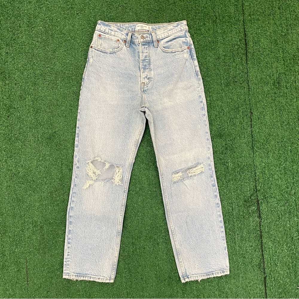 Abercrombie & Fitch Light Blue High Rise Women Jeans